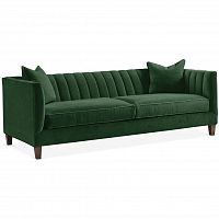 диван penelope sofa прямой зеленый в Астрахани