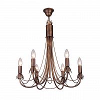 подвесная люстра toplight lucinda tl7350d-06br в Астрахани