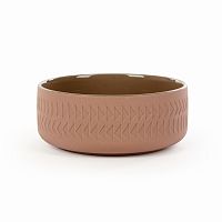 тарелка tactile диаметр 15 коричневый в Астрахани