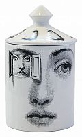 подсвечник белый с крышкой лицо в окне пьеро форназетти segreto candle, 30 см в Астрахани