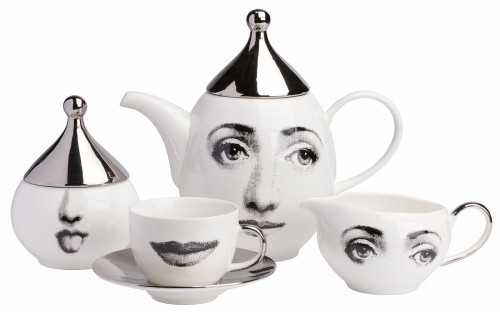чайный сервиз пьеро форназетти faces silver в Астрахани