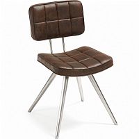 стул lola seat pu brown ножки из нержаеющей стали c589u09 от la forma (ex julia grup) в Астрахани