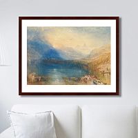 картина: the lake of zug, 1842г. в Астрахани