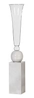 ваза настольная crystal circle white small в Астрахани