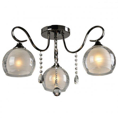 потолочная люстра idlamp merinella 877/3pf-darkchrome в Астрахани