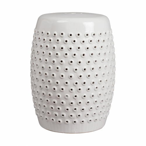 керамический столик-табурет cutwork garden stool белый в Астрахани