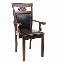 стул деревянный кресло luiza dirty oak / dark brown в Астрахани