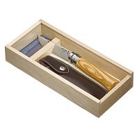 нож stainless steel с ручкой из оливы 8,5 см в Астрахани