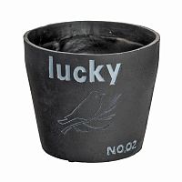 цветочный горшок lucky чёрный в Астрахани