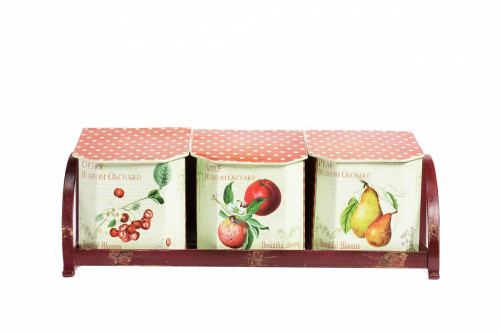 набор емкостей для хранения на подставке fruits в Астрахани